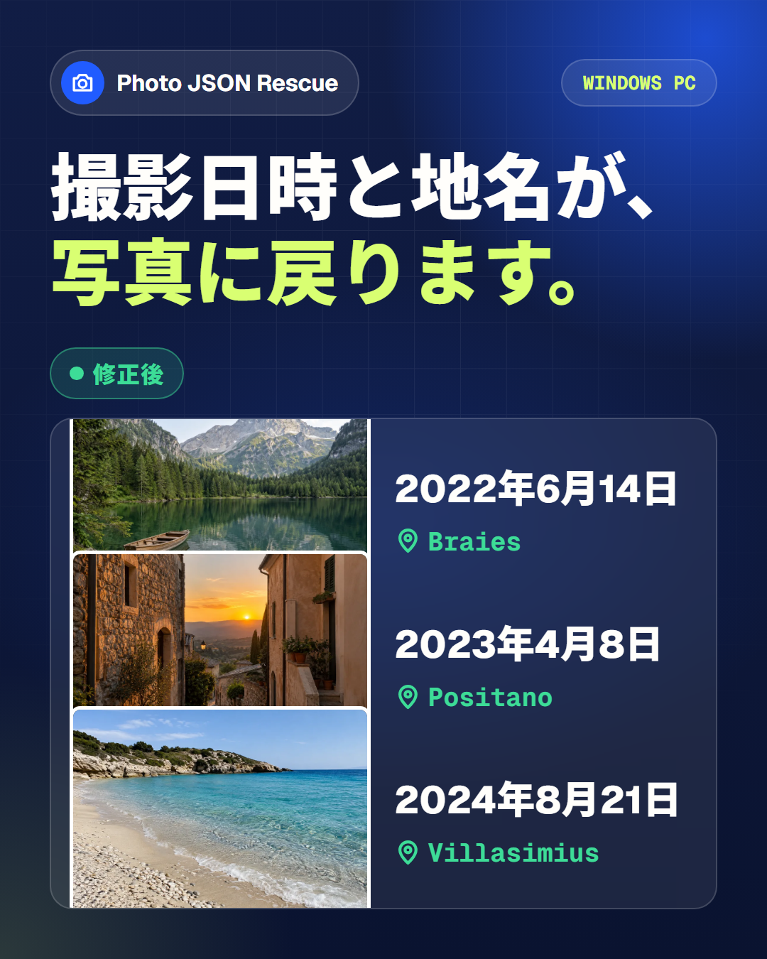 写真をもう一度整理